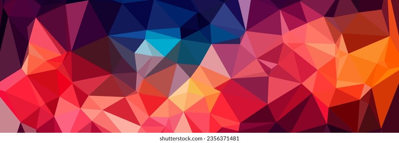 geometric texture polygonal red background