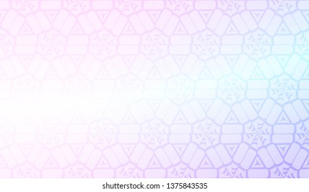 Geometric texture with Vibrant And Smooth Gradient Soft Colors Background. For Greeting Card, Brochure, Banner, Package. Vector Illustration