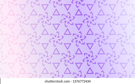 Geometric texture with Vibrant And Smooth Gradient Soft Colors Background. For Greeting Card, Brochure, Banner, Package. Vector Illustration