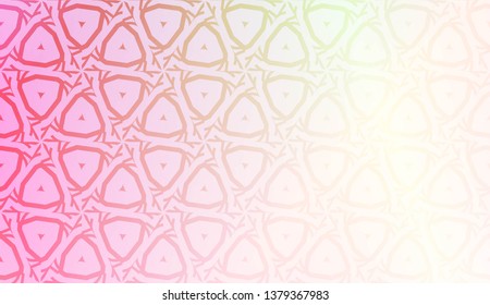 Geometric texture with Vibrant And Smooth Gradient Soft Colors Background. For Greeting Card, Brochure, Banner, Package. Vector Illustration