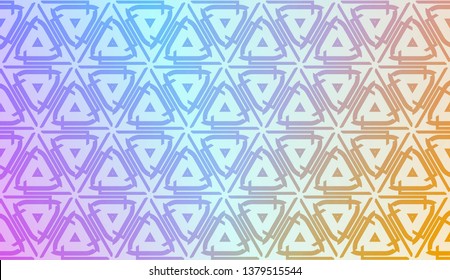 Geometric texture with Vibrant And Smooth Gradient Soft Colors Background. For Greeting Card, Brochure, Banner, Package. Vector Illustration