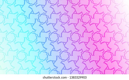 Geometric texture with Vibrant And Smooth Gradient Soft Colors Background. For Greeting Card, Brochure, Banner, Package. Vector Illustration