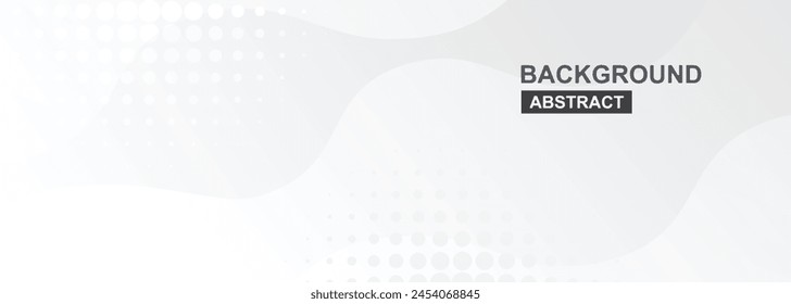 Geometric textured White light background halftone abstract design. for banner, poster.