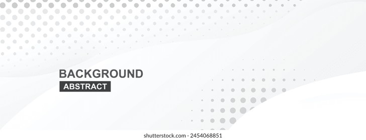 Geometric textured White light background halftone abstract design. for banner, poster.