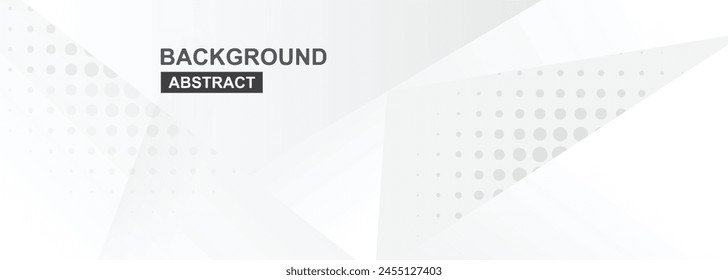 Diseño abstracto geométrico texturizado de la semitonos del fondo de la luz blanca. para el Anuncio, cartel.