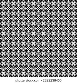 Geometric textures repeat black and white. You can find the seamless background is panel swatches. 