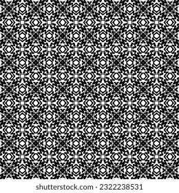 Geometric textures repeat black and white. You can find the seamless background is panel swatches. 