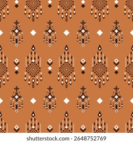 Geometric Thai Pattern - Ethnic Design Art Print