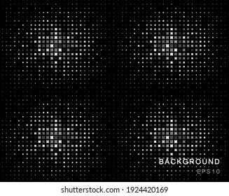 Geometrisches Design der Bildschirmgrafik, Square design.Modern. Dunkle Farbe geprägtes Design.Für Tapeten.Embossed hexagon schwarzer Hintergrund. Licht und Schatten.Moderner Hintergrund.bunt.schwarze Oberfläche
