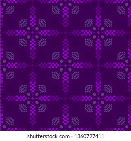 Geometric tiles seamless pattern