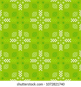 Geometric tiles seamless pattern. Geometric tiles series.