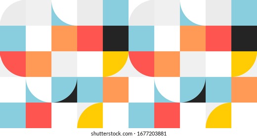 Textura vectorial de baldosas geométricas. Baldosas sin costura de estilo nórdico.