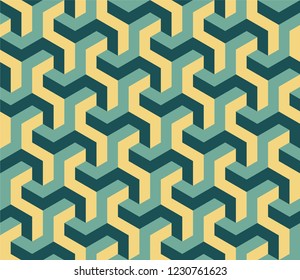 Geometric tiling pattern