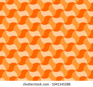 Geometric tiling in shades of orange, abstract background