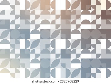 Fondo de presentación abstracto de círculo geométrico tradicional. ilustración vectorial.