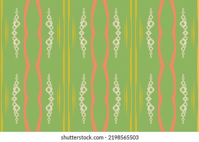 Geometric Tradicional de la etnia ikat patrón vector diseño oriental tradicional para el fondo. El ikat se produce en muchos centros textiles tradicionales de todo el mundo, incluida la India y Asia central, 