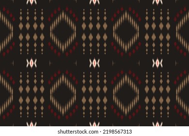 Geometric Traditional ethnic pattern vector oriental traditional design for background. Ikat is produced in many traditional textile centres around the world, including India to Central Asia, 