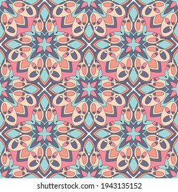 Geometric traditional pattern. Outline hand drawn illustration of Geometric traditional vector pattern for web design