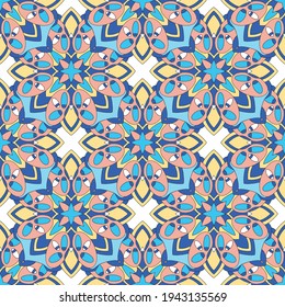Geometrisches traditionelles Muster. Umfassende, handgezeichnete Illustration geometrischer traditioneller Vektormuster für Webdesign