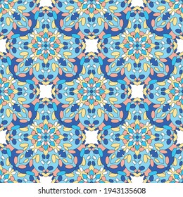 Geometric traditional pattern. Outline hand drawn illustration of Geometric traditional vector pattern for web design