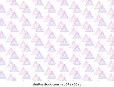 Geometric traingle pink violet oriental seamless pattern tradition design for background,carpet,wallpaper,clothing,wrapping batik,fabric,illustration,embroidery style