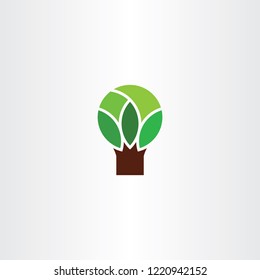 geometric tree logo symbol icon element design