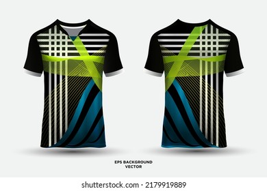 Geometric and trendy jersey design suitable for sports, racing, soccer and e sports vector