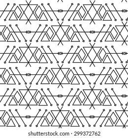 Geometric trendy seamless pattern