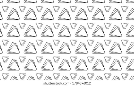 Geometric Triangel flowing out seamless pattern.