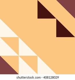 geometric triangle abstract background pattern in vector