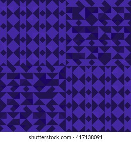 geometric triangle abstract background pattern in vector