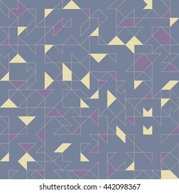geometric triangle abstract background pattern in vector