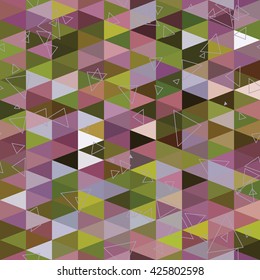 Geometric triangle abstract background. seamless pattern