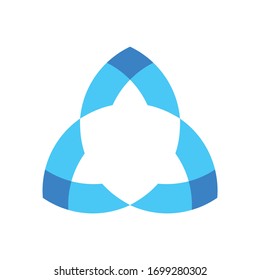 Geometric Triangle Arrow Business Company Stock Vector Logo Design Template