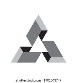 Geometric Triangle Arrow Business Company Stock Vector Logo Design Template