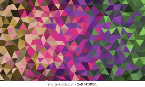 Fondo geométrico del triángulo con los Colores graduales de la transición que muestran la estética Abstractas y moderna del diseño
