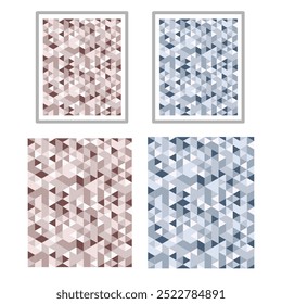 Plano de fundo triângulo geométrico padrão poligonal irregular vetor pano de fundo 