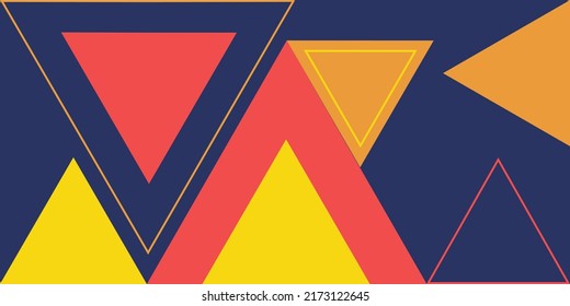Geometric triangle backgrounds for banners and wallpapers