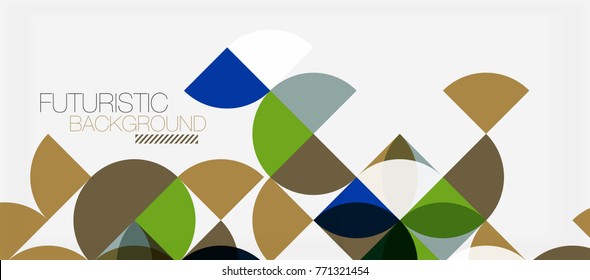 Geometrisches Dreieck und Kreisform, breiter abstrakter Hintergrund. Bildschirmhintergrund für moderne minimalistische Geschäfts- oder Technologie, Hintergrund für Präsentation oder Banner