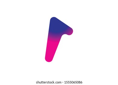 
Geometric triangle colorful triangle logo vector