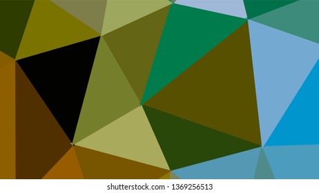 Geometric triangle design. Colorful gradient mosaic background. The effect of stained glass. EPS 10 Vector