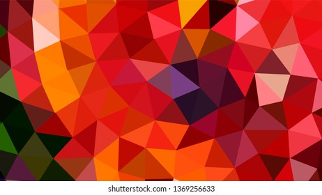 Geometric triangle design. Colorful gradient mosaic background. The effect of stained glass. EPS 10 Vector