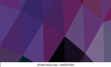 Geometric triangle design. Colorful gradient mosaic background. The effect of stained glass. EPS 10 Vector