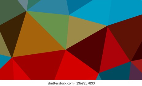 Geometric triangle design. Colorful gradient mosaic background. The effect of stained glass. EPS 10 Vector