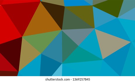 Geometric triangle design. Colorful gradient mosaic background. The effect of stained glass. EPS 10 Vector