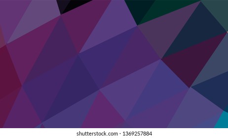 Geometric triangle design. Colorful gradient mosaic background. The effect of stained glass. EPS 10 Vector