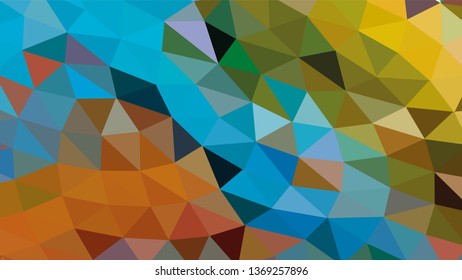 Geometric triangle design. Colorful gradient mosaic background. The effect of stained glass. EPS 10 Vector
