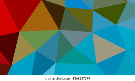 Geometric triangle design. Colorful gradient mosaic background. The effect of stained glass. EPS 10 Vector