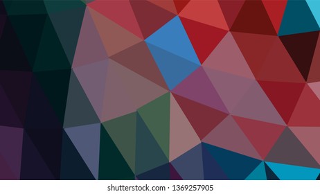 Geometric triangle design. Colorful gradient mosaic background. The effect of stained glass. EPS 10 Vector