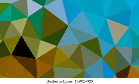 Geometric triangle design. Colorful gradient mosaic background. The effect of stained glass. EPS 10 Vector